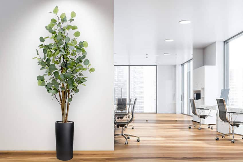 Kunstplant eucolyptus - 120 cm - Afbeelding 4
