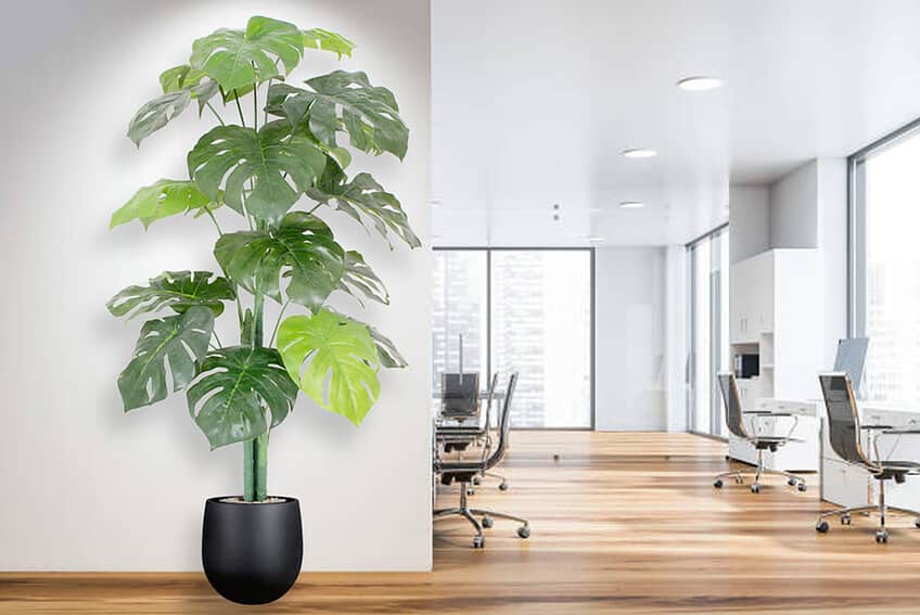 Kunst monstera - gatenplant - 120 cm - Afbeelding 5