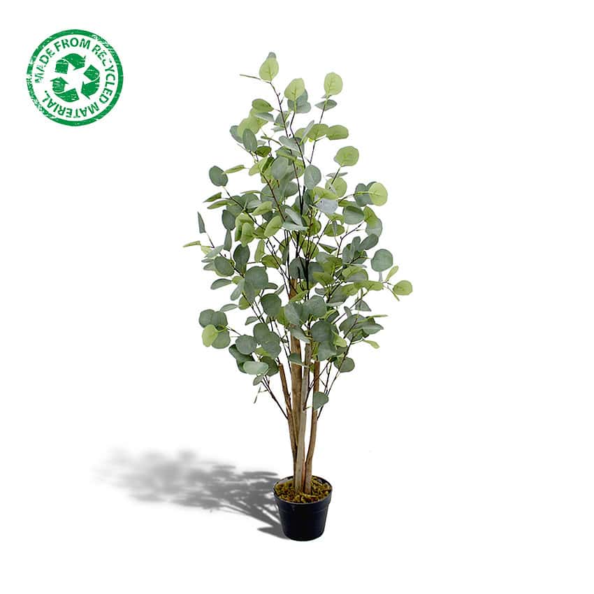 Kunstplant eucolyptus - 120 cm - Afbeelding 2