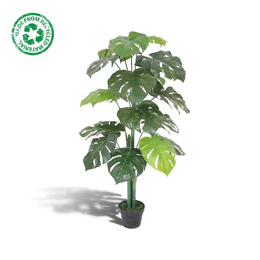 Kunst monstera - gatenplant - 120 cm - Afbeelding 2