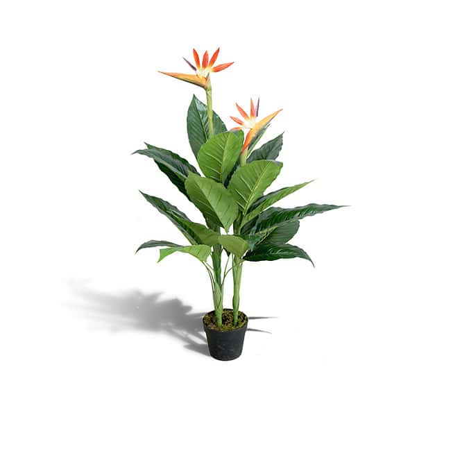 Kunstplant paradijsvogel - Strelitzia - 100 cm
