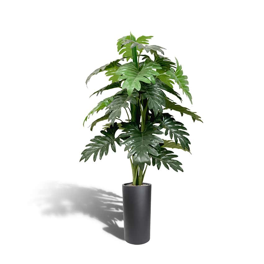 Kunstplant philodendron - 95 cm - Afbeelding 3