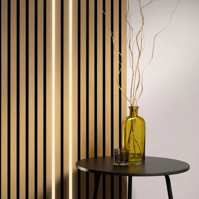 Akudeco - LED-strip verlichting voor akoestische wandpanelen