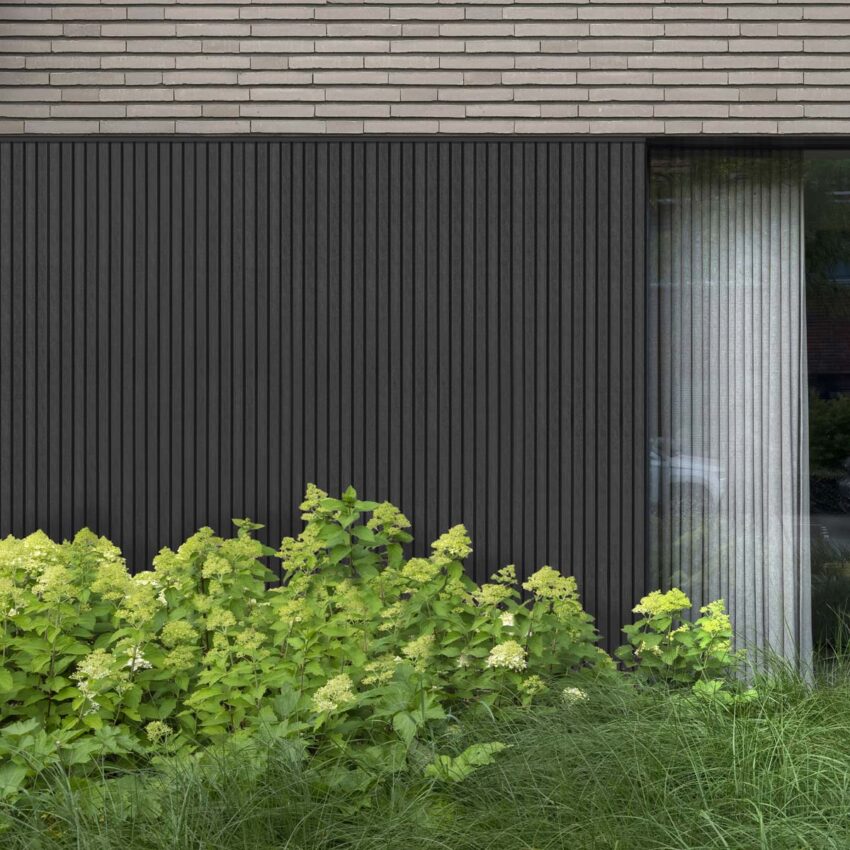 Akudeco® Buiten wandpanelen - Houtskool / zwart- 290 x 20cm - Afbeelding 2