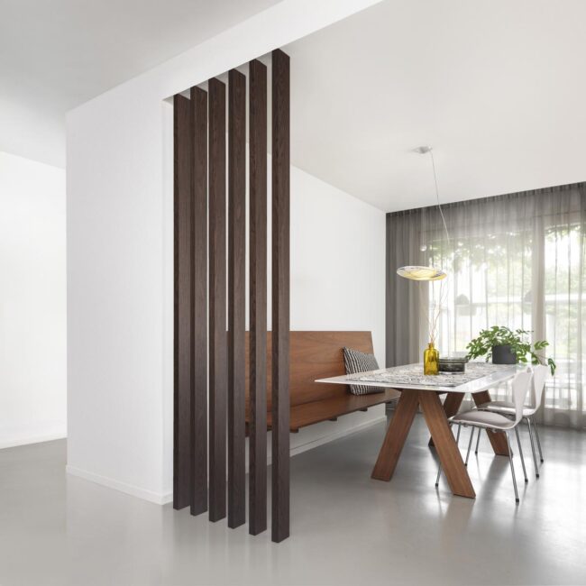 Roomdivider gerookt eiken