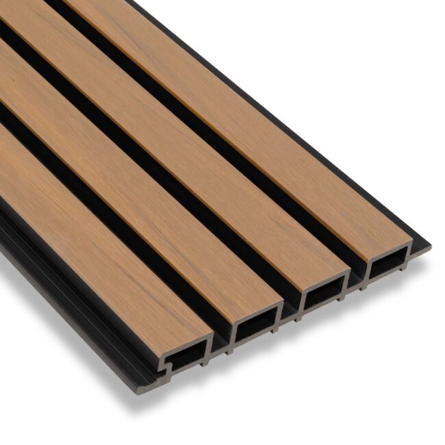 Akudeco® Buiten wandpanelen - Klassiek eiken - 290 x 20cm
