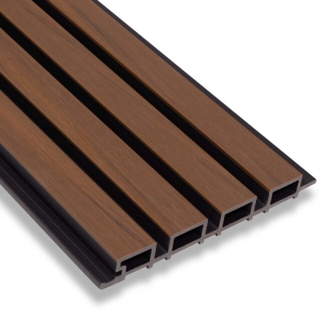 Akudeco® Buiten wandpanelen - Teak - 290 x 20cm