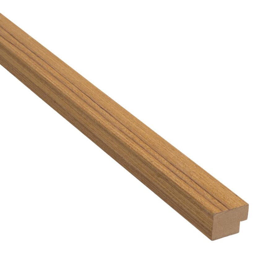 Akudeco® Eindlat wandpaneel - Donker eiken - 3-zijdig - 270 x 2.7cm
