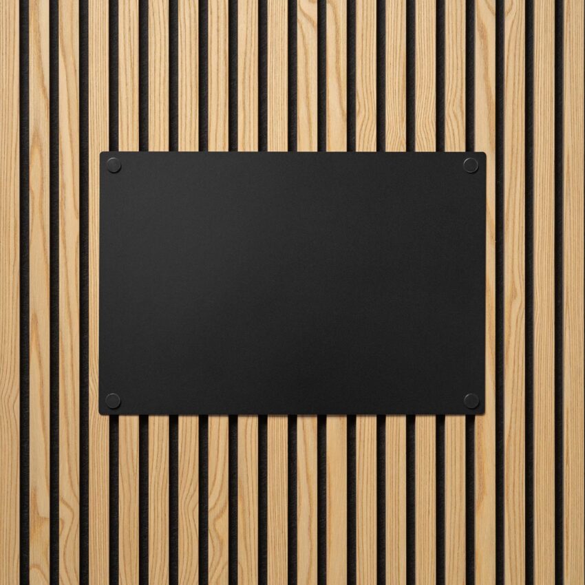 Akudeco - Magneetbord voor akoestische wandpanelen - 52 x 36cm - Zwart - Afbeelding 3