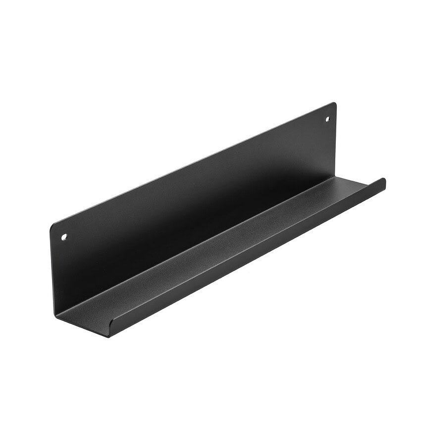 Akudeco - Metalen wandplank voor akoestische wandpanelen - 52cm - Zwart - Afbeelding 2