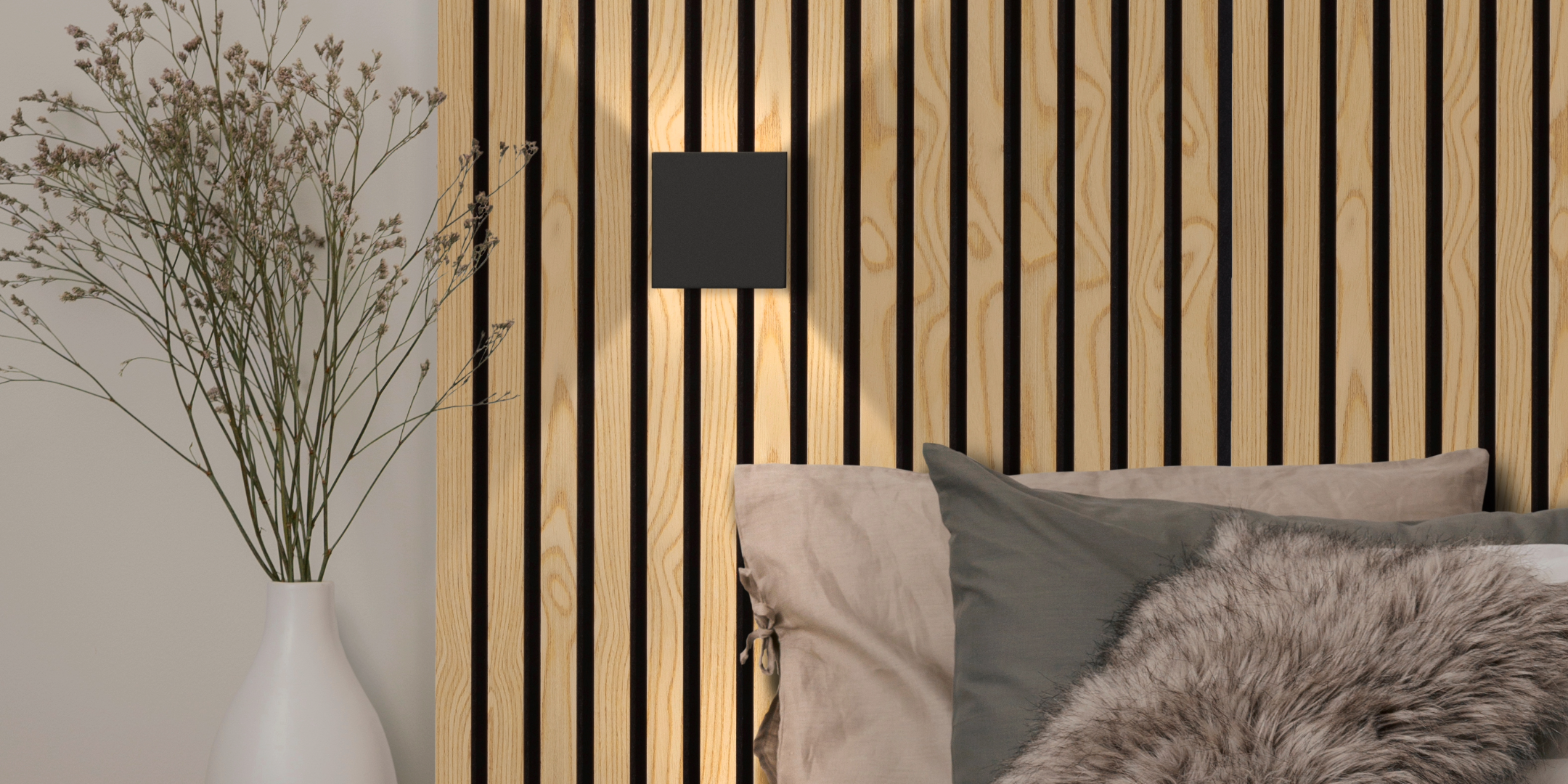 Wandlamp akoestisch wandpaneel