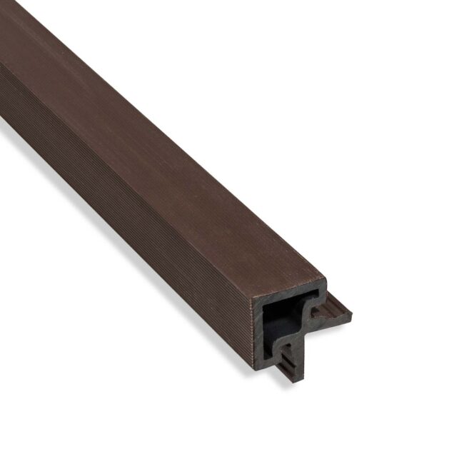 Akudeco® Buiten wandpanelen - Hoekprofiel - Walnoot - 290 x 5cm