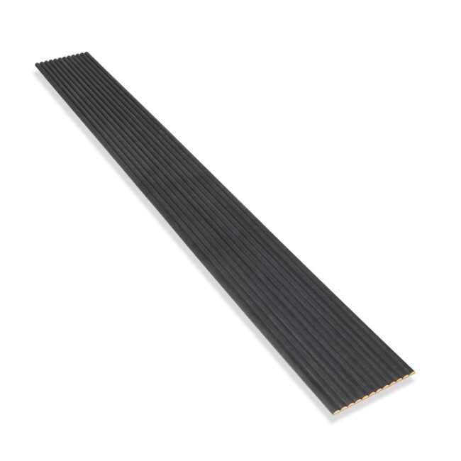 Alternative view of Akudeco® Tambour wandpanelen - Houtskool - 270 x 30 cm