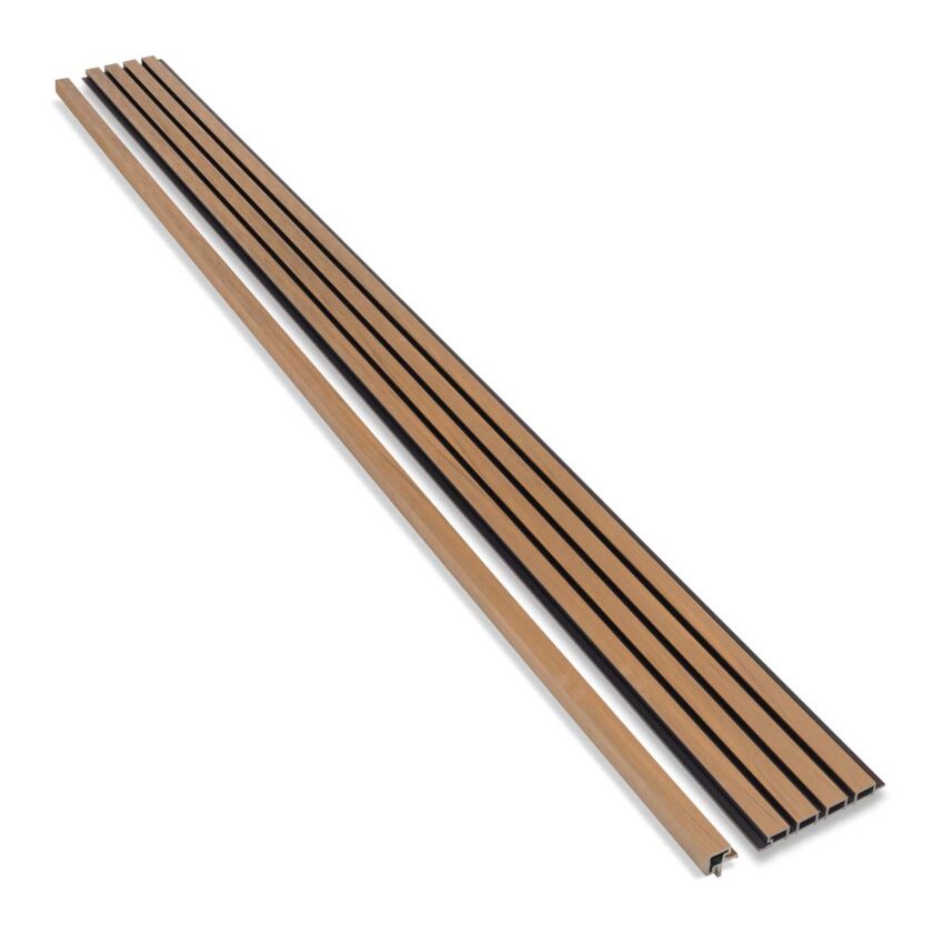 Akudeco® Buiten wandpanelen - Hoekprofiel - Klassiek eiken - 290 x 5cm - Afbeelding 4