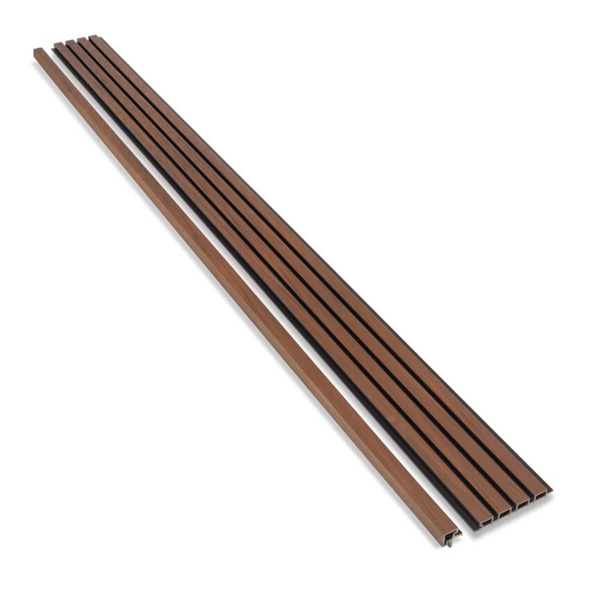 Akudeco® Buiten wandpanelen - Hoekprofiel - Teak - 290 x 5cm - Afbeelding 4