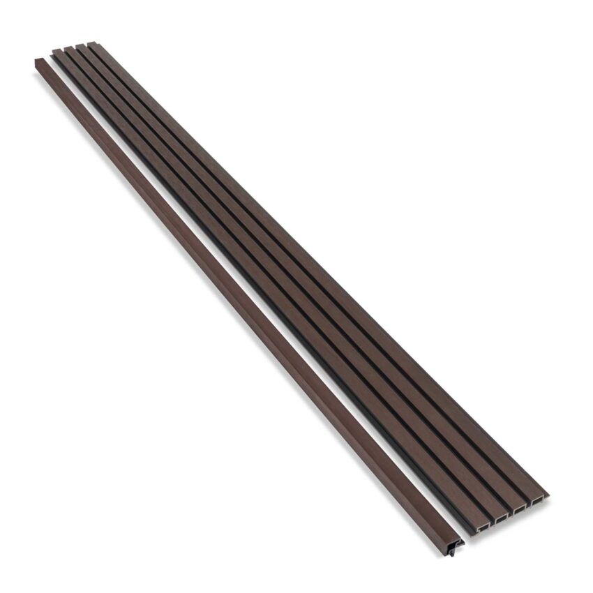 Akudeco® Buiten wandpanelen - Hoekprofiel - Walnoot - 290 x 5cm - Afbeelding 4