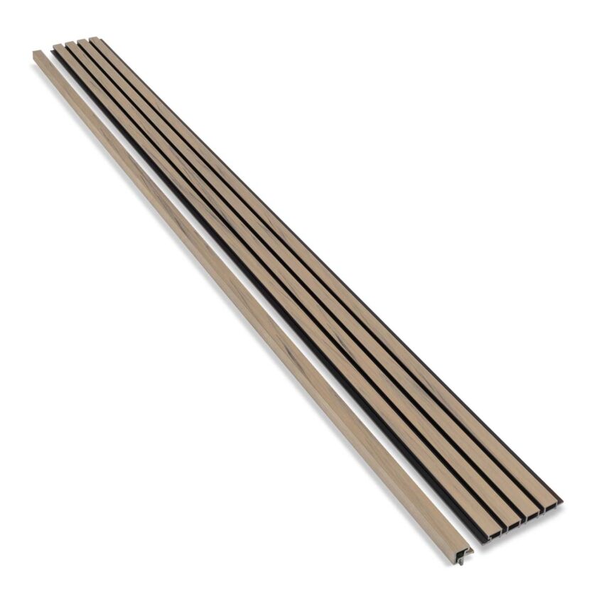 Akudeco® Buiten wandpanelen - Hoekprofiel - Grey wash - 290 x 5cm - Afbeelding 4