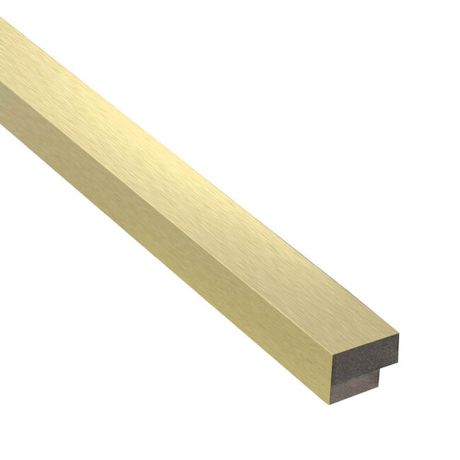 Akudeco® Eindlat akoestisch wandpaneel - Goud - 270 x 2.7cm
