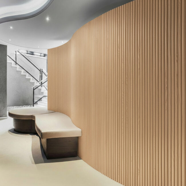 Alternative view of Akudeco® Tambour wandpanelen - Klassiek Eiken - 270 x 30 cm