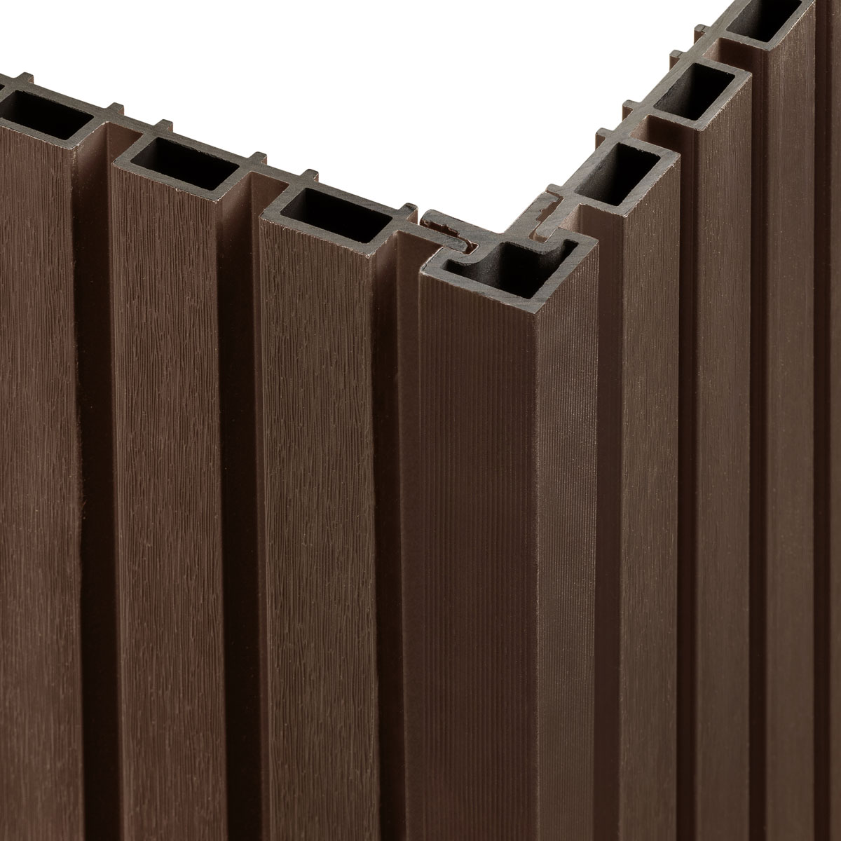 Akudeco® Buiten wandpanelen - Hoekprofiel - Walnoot - 290 x 5cm - Afbeelding 3