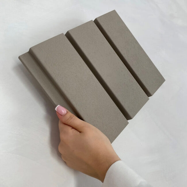 Alternative view of Lamelio 3D kunststof wandpaneel - Badkamer wandpanelen - Roca - Moonlight Grey