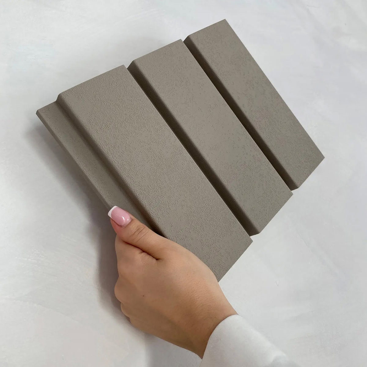 Lamelio 3D kunststof wandpaneel - Badkamer wandpanelen - Roca - Moonlight Grey - Afbeelding 2