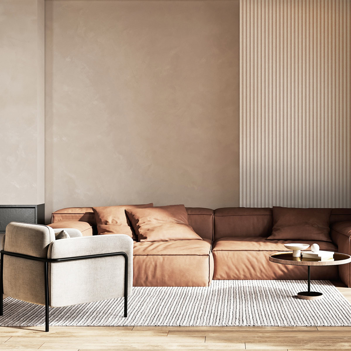 Lamelio 3D kunststof wandpaneel - Badkamer wandpanelen - Gresso - Ivory Cream - Afbeelding 4