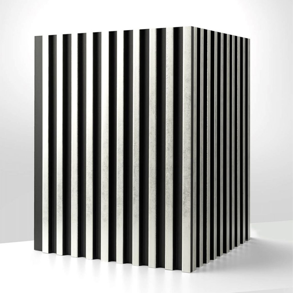 Lamelio 3D kunststof wandpaneel - Badkamer wandpanelen - Asti - Zilver - Afbeelding 2