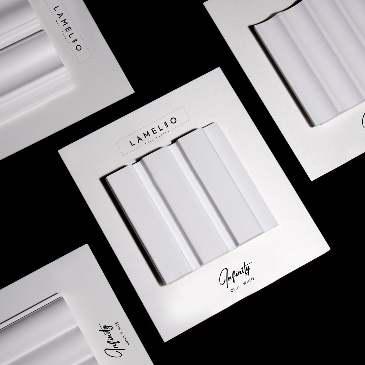 Lamelio 3D kunststof wandpaneel - Badkamer wandpanelen - Infinity - Olmo - Wit - Afbeelding 3