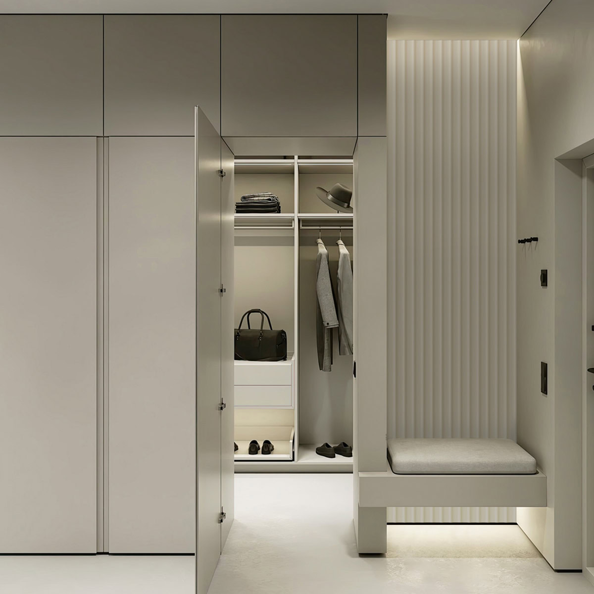 Lamelio 3D kunststof wandpaneel - Badkamer wandpanelen - Velutto - Dessert Beige - Afbeelding 4