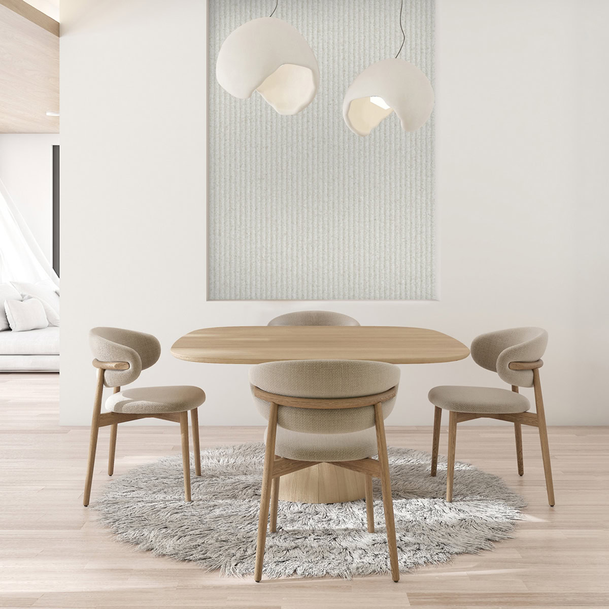 Lamelio 3D kunststof wandpaneel - Badkamer wandpanelen - Gresso - Natural Light - Afbeelding 4