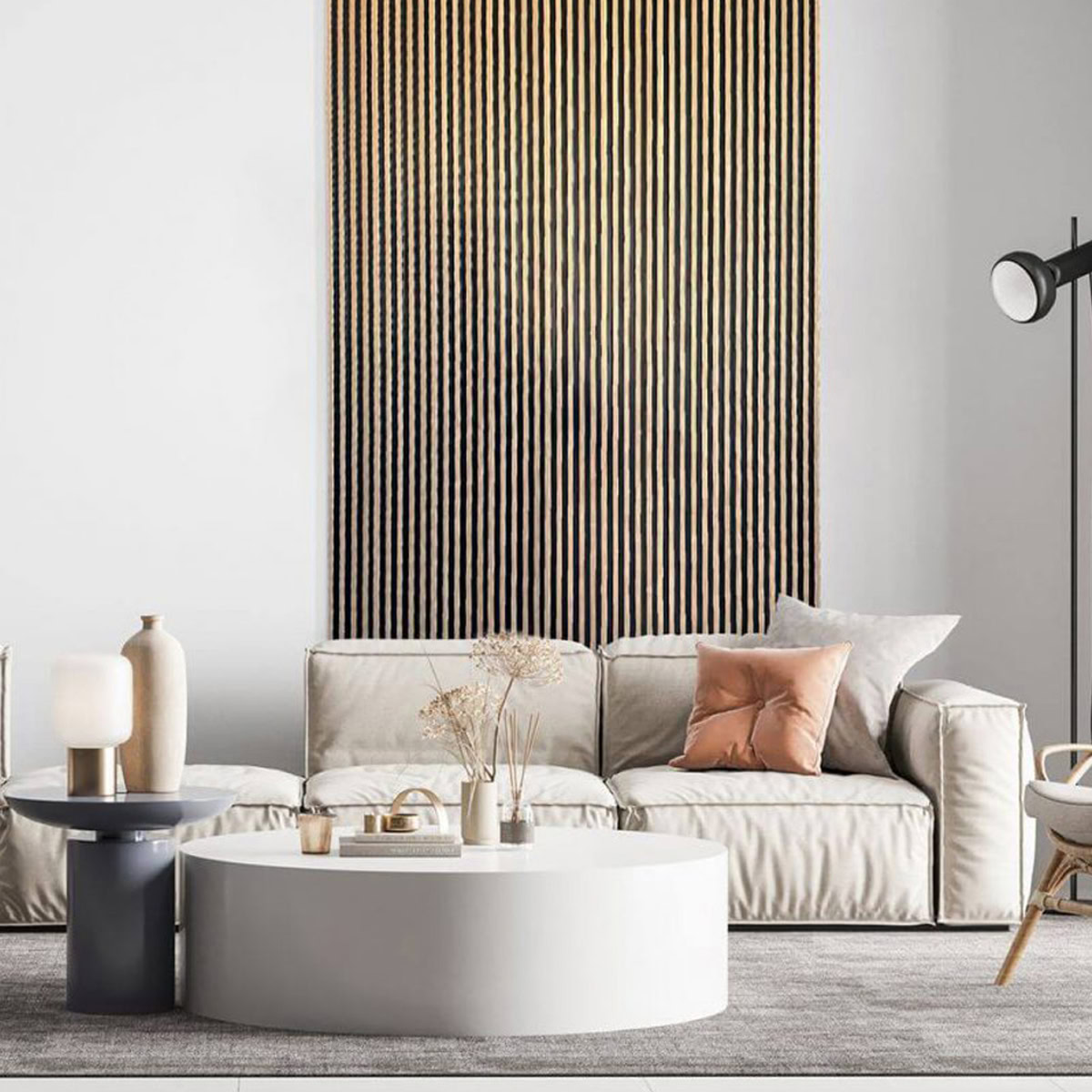 Lamelio 3D kunststof wandpaneel - Badkamer wandpanelen - Asti - Licht Eiken - Afbeelding 3