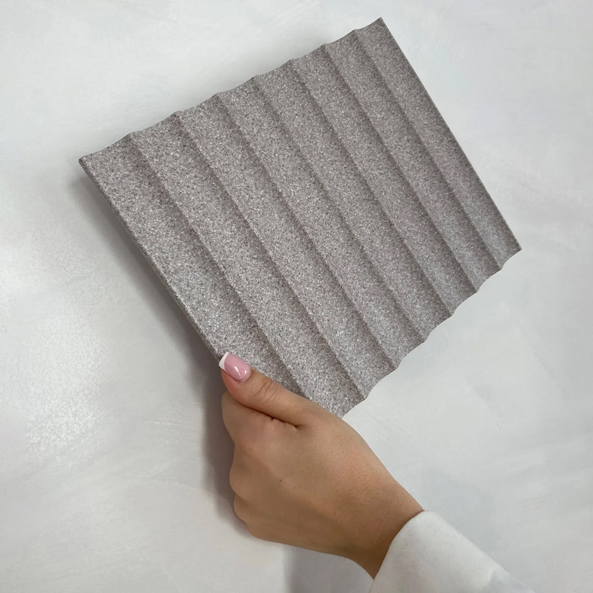 Lamelio 3D kunststof wandpaneel - Badkamer wandpanelen - Gresso - Stone Grey - Afbeelding 2