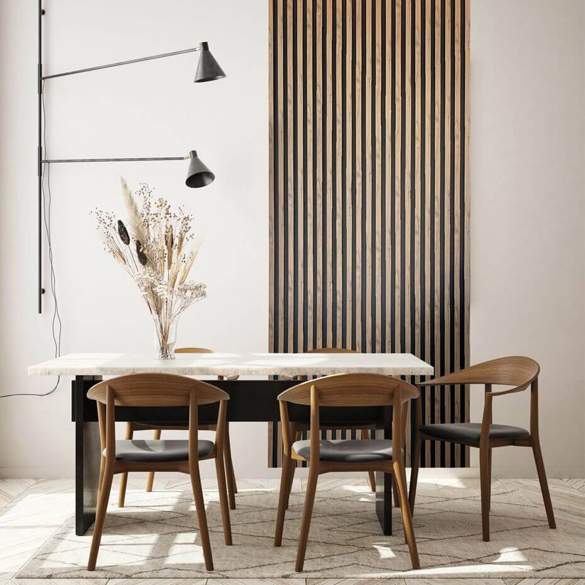 Lamelio 3D kunststof wandpaneel - Badkamer wandpanelen - Vasco - Eiken - Afbeelding 4