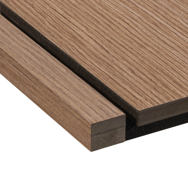 Alternative view of Akudeco® Afwerklat decorpaneel - Walnoot - 270 x 2.7cm