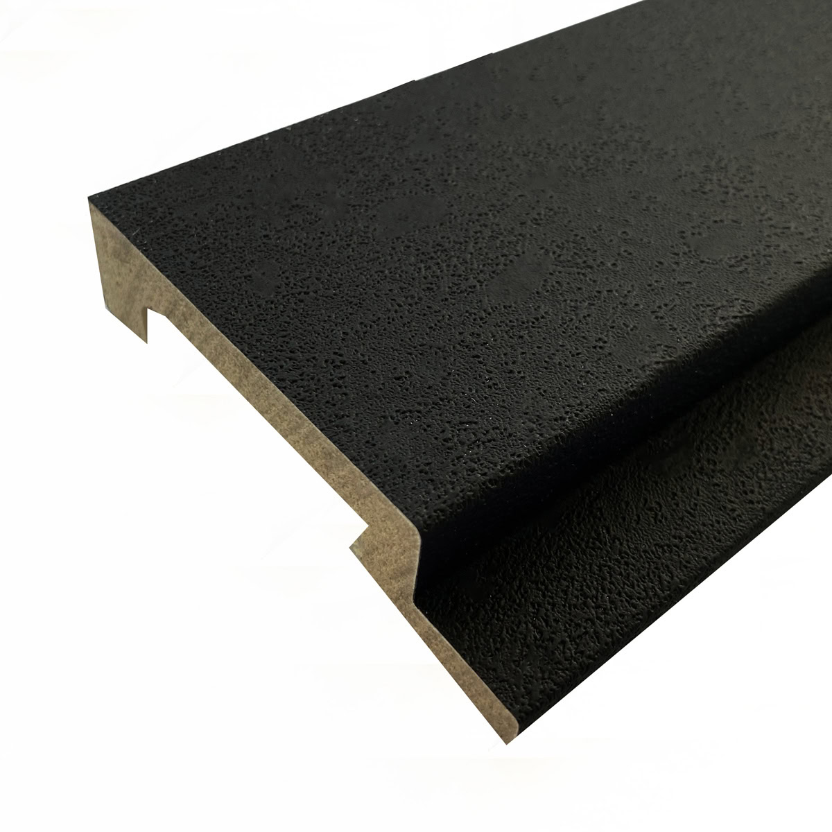 Lamelio 3D kunststof wandpaneel - Roca - Afwerkstrip links