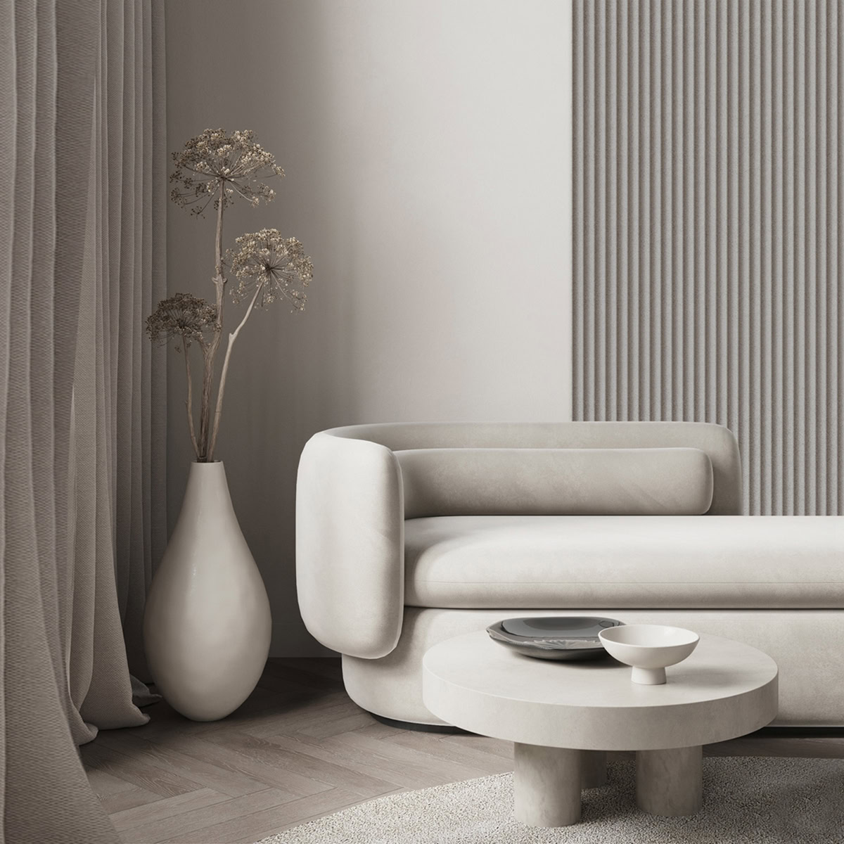 Lamelio 3D kunststof wandpaneel - Badkamer wandpanelen - Gresso - Stone Grey - Afbeelding 4