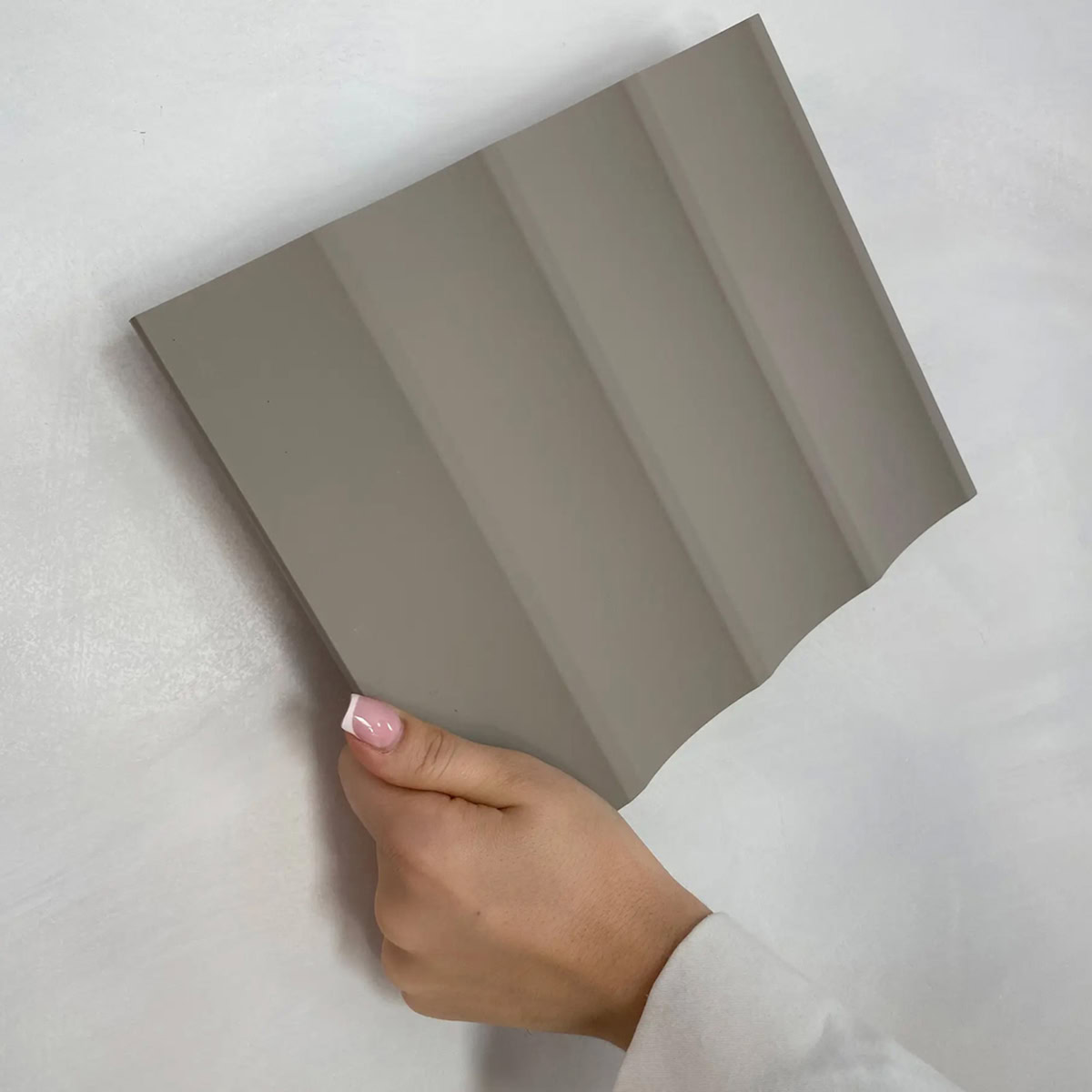 Lamelio 3D kunststof wandpaneel - Badkamer wandpanelen - Velutto - Dessert Beige - Afbeelding 2