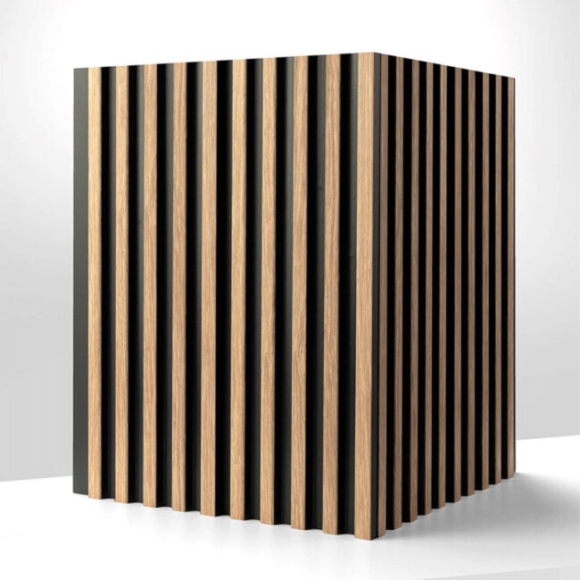 Alternative view of Lamelio 3D kunststof wandpaneel - Badkamer wandpanelen - Asti - Licht Eiken