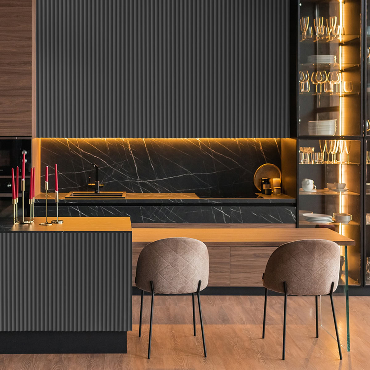 Lamelio 3D kunststof wandpaneel - Badkamer wandpanelen - Infinity - Onda - Wit - Afbeelding 6