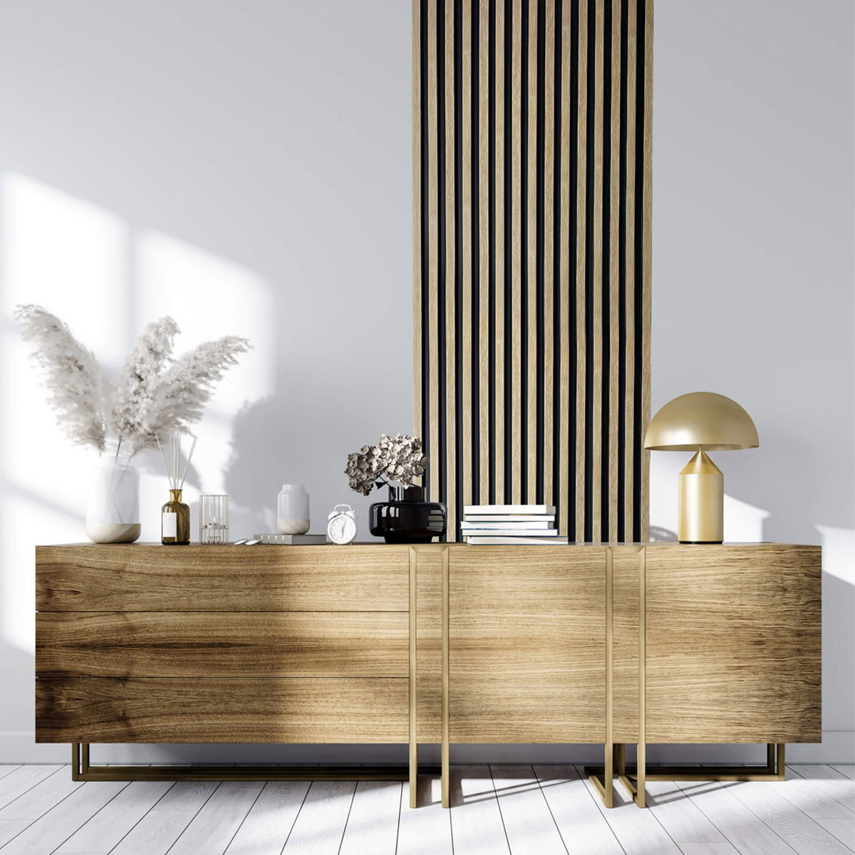 Lamelio 3D kunststof wandpaneel - Badkamer wandpanelen - Vasco - Eiken - Afbeelding 3