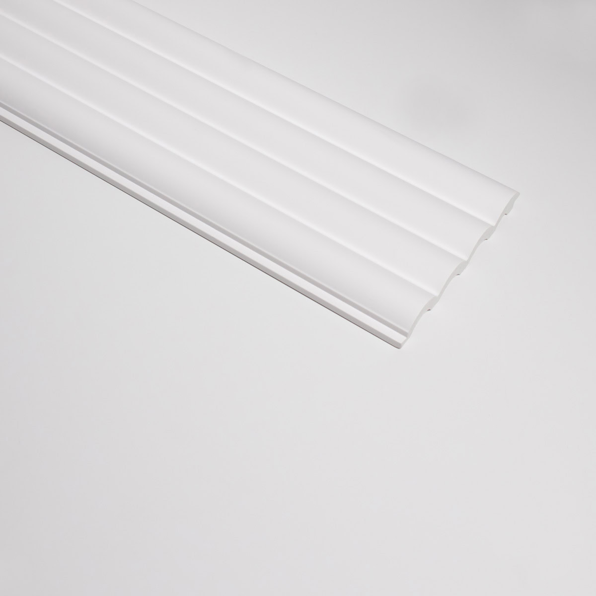 Lamelio 3D kunststof wandpaneel - Badkamer wandpanelen - Infinity - Luna - Wit - Afbeelding 2