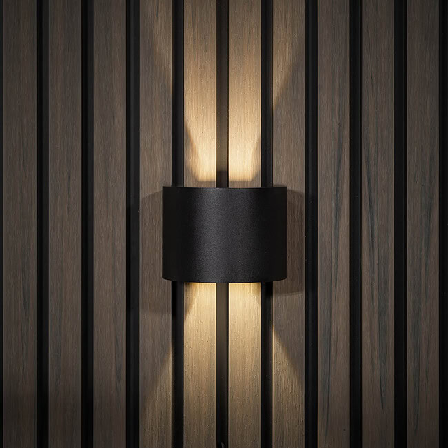 buiten wandlamp halfrond