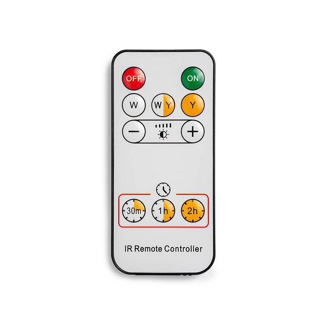 afstandsbediening wandlamp