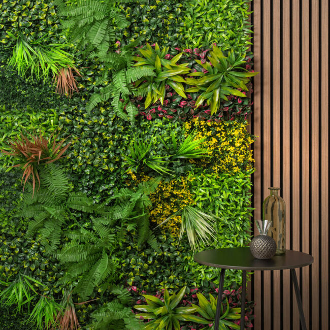 Alternative view of Kunsthaag plantenwand - Botanische plantenmix - 100 x 100 cm