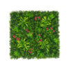 Planten wand met bloemen