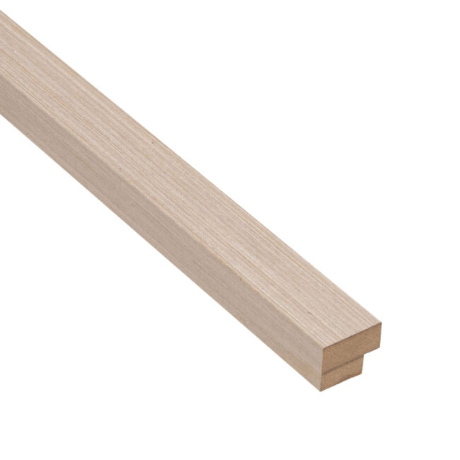 Akudeco® Eindlat akoestisch wandpaneel - Champagne - 3-zijdig - 270 x 2.7cm