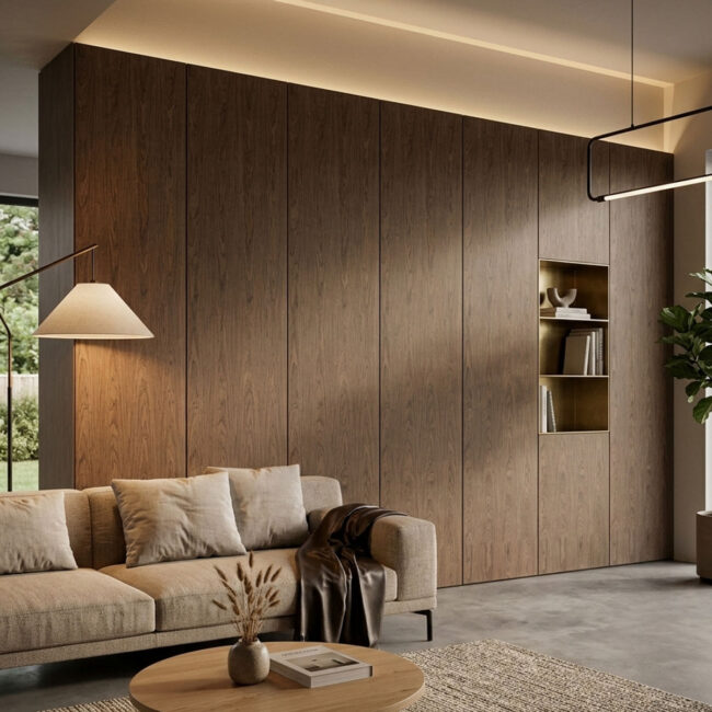 Alternative view of Akudeco® Houten decorpanelen - Gerookt Eiken - 270 x 60cm