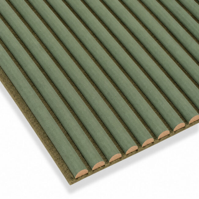 Alternative view of Akudeco® Suède wandpanelen - Forest green - 270 x 60cm