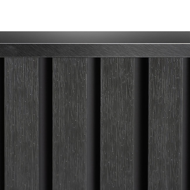 Alternative view of Akudeco® Buiten wandpanelen - Afdekprofiel RVS - Antraciet - 290 cm